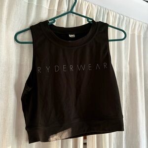 Ryderwear Black Crop Top